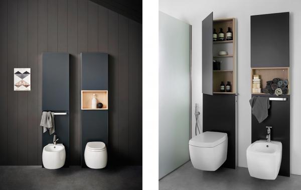 Pakabinamas WC bide 750 ir Pear2 Monolith Agape Stiluss 1